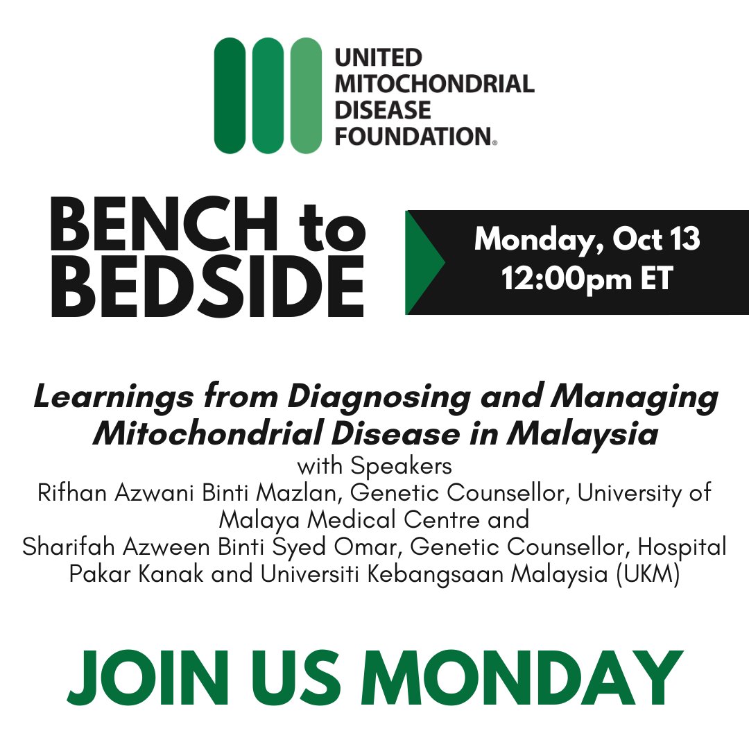 Science & Alliance - UMDF tweet media