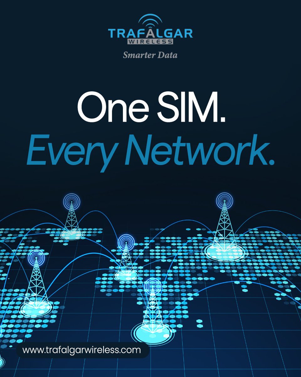 TrafalgarWirel1's tweet image. IoT devices don’t stop at borders. Neither should your connectivity.
Trafalgar Wireless delivers global multi-network and multi-IMSI coverage — with one SIM and one intuitive platform.
#data #iotdata #connectivity #esim #trafalgarwireless