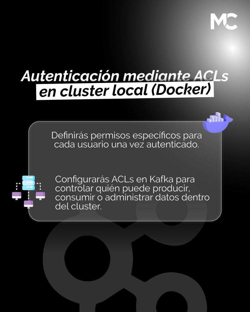 mitocode's tweet image. Seguridad en Apache Kafka 🔐. En este módulo veremos 3 puntos clave que todo developer debería aplicar para mantener su entorno seguro y estable 👨🏻💻👩🏻💻✨

🚨 ÚLTIMA EDICIÓN DEL AÑO: Kafka Java Developer
📆 Inicio: 15 de Octubre
📲 buff.ly/zM1IPSN

#mitocode #programador