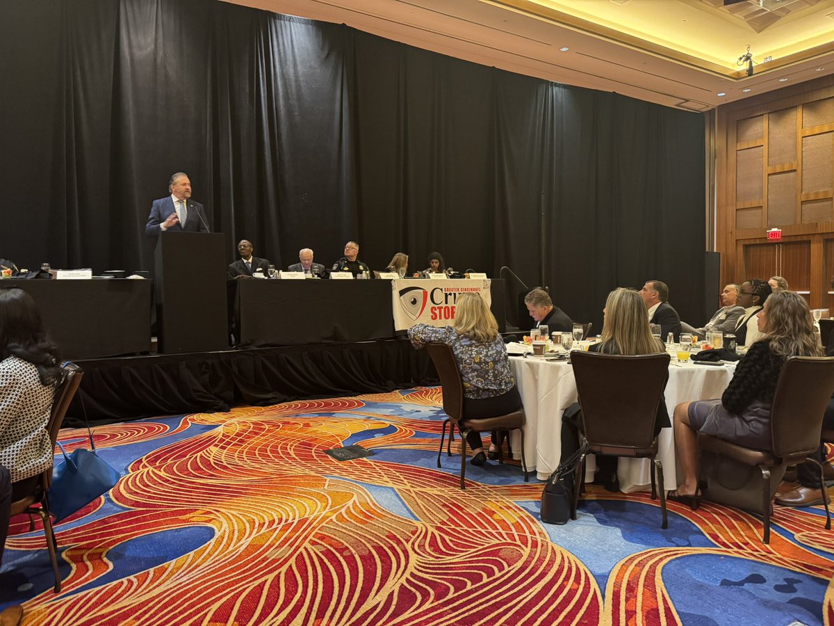 Cincinnati Crime Stoppers Annual Breakfast! 
If you’re in law enforcement in #Ohio- sign up for Shielding Out Protectors program offered by <a href="/OHSecofState/">Ohio Secretary of State</a> <a href="/FrankLaRose/">Frank LaRose</a>! 

ohiosos.gov/secretary-offi…

<a href="/corymbowman/">Cory Bowman</a> <a href="/DaveYostOH/">Dave Yost</a> <a href="/brianshrive/">Brian Shrive</a>