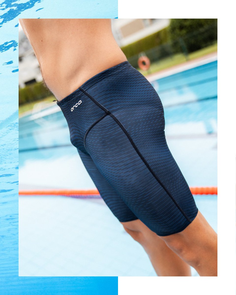 orcasportswear's tweet image. Engineered with compressive fabric, our Core Jammer offers superior muscle support and a snug fit perfect for pool sessions. Its chlorine-resistant properties ensure long-lasting performance.

#ChasingEpic #RaisedInTheWater #BackToThePool