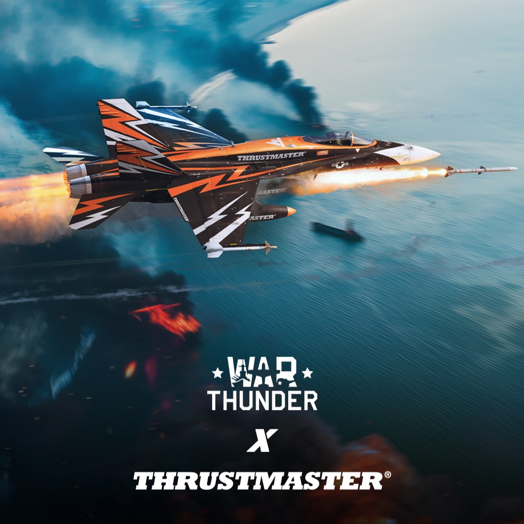 TMThrustmaster's tweet image. We’re excited to announce our partnership with @WarThunder! 🚀
Get ready for an exclusive in-game and esports experience featuring special skins, in-game discounts, virtual currency, competition rewards, and much more!
Find out all the details here: ow.ly/A1pr50X6XHk