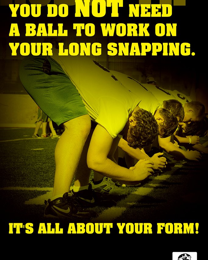 VERY true statement and it is proven over and over at each Rubio Long Snapping camp!

Next stops for Rubio Long Snapping: 10/12 in Atlanta, 10/19 in Los Angeles, 10/26 in Dallas, 11/09 in Charlotte, 12/07 in San Francisco and New Jersey, 12/14 in Chicago, 1/17 for VEGAS 47!

All