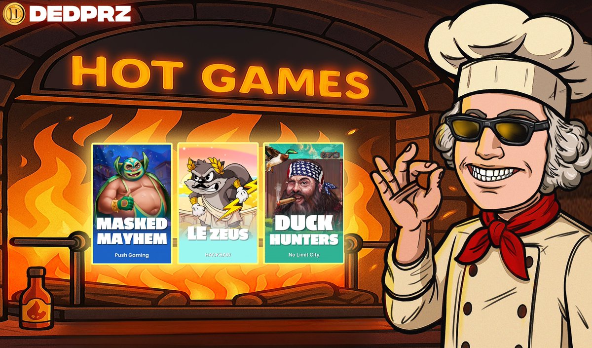 Hot Slots printing over 100% RTP in the last 48 hours! 

🎭 Masked Mayhem 
⚡ Le Zeus 
🦆 Duck Hunters