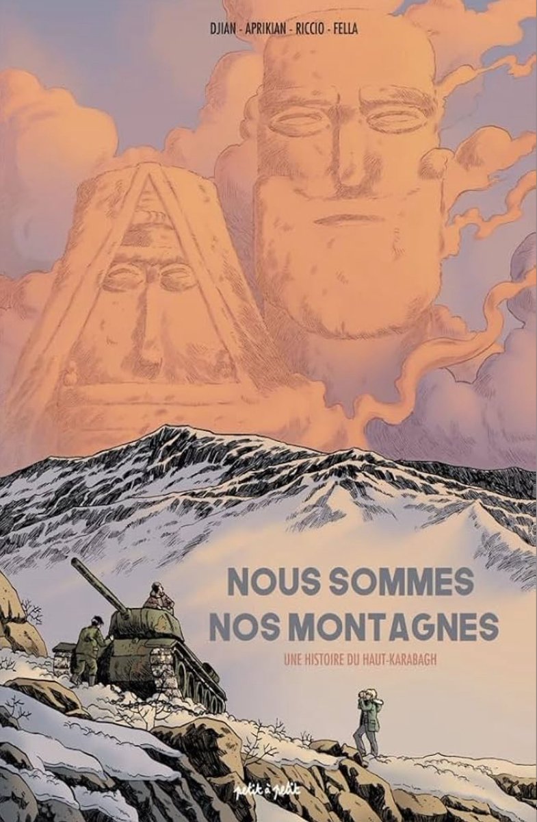 fdevedjian's tweet photo. Nous sommes nos montagnes – Une histoire du Haut-Karabagh 📕 @PETITAPETIT__
sortie le 15 octobre 2025
Un roman ancré dans une réalité dramatique, l’histoire de l’#Artskah, terre montagneuse et singulière, racontée du point de vue de ceux qui l’ont peuplée
Des pages documentaires illustrées replacent ce drame dans son contexte historique : 3000 ans de présence arménienne jusqu’à l’épuration ethnique menée menée en septembre 2023 par la dictature Aliyev
@Haut_Karabagh @GoruneAprikian @nigna_ Jean-Blaise Djian & Ilaria Fella