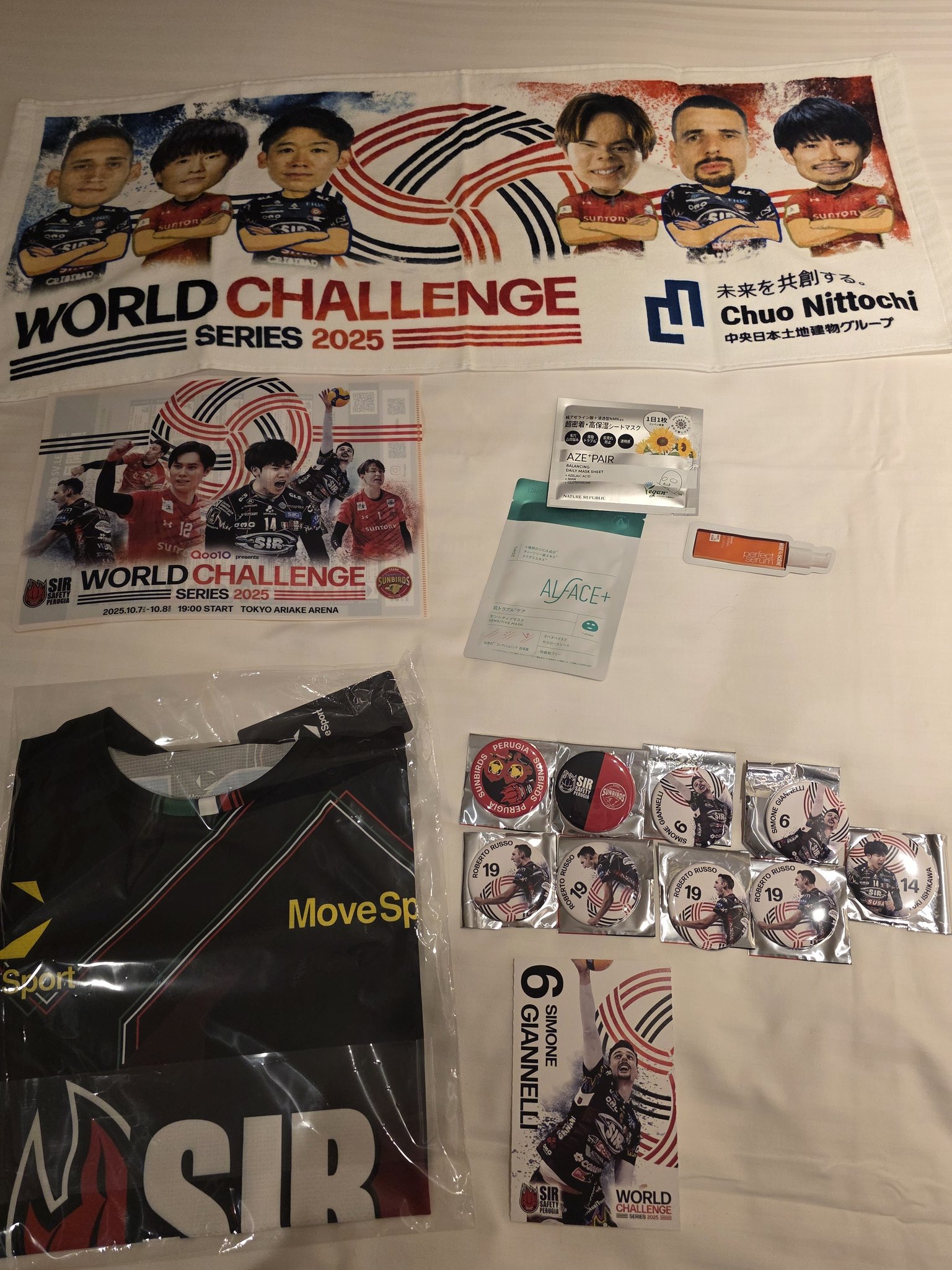 WORLD CHALLENGE SERIES 2025 タオル＆クリアファイル