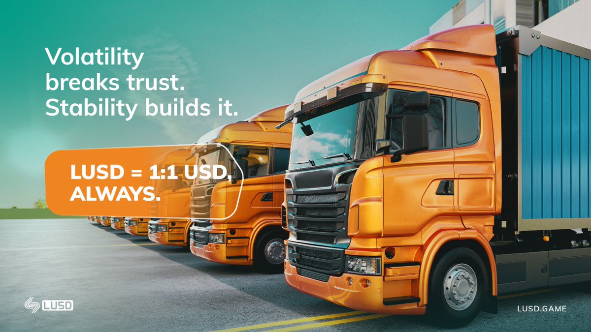 Lusd_Token's tweet photo. 🌍 Why $LUSD Exists
The crypto world moves fast while volatility slows real-world progress.

🔸 To provide #stable value in global trade
🔸 To make #logistics payments seamless
🔸 To connect industries to #blockchain efficiency
LUSD: Built for stability. Designed for logistics. https://t.co/cGb872rXia