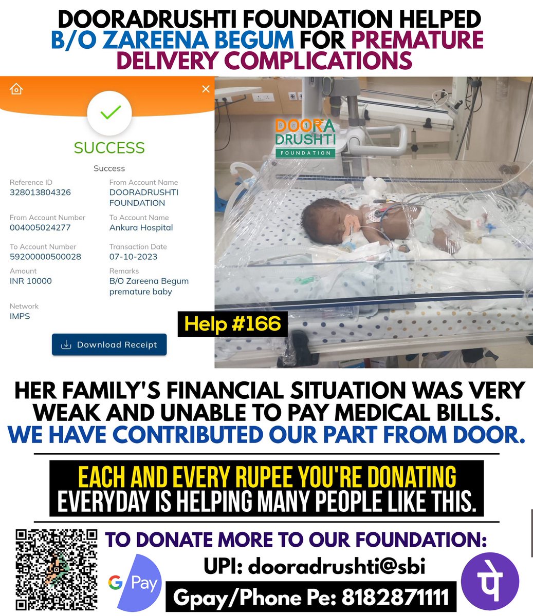 Help #166 post from <a href="/dooradrushti/">Dooradrushti Foundation</a> ❤️🤝

Spread our initiative of @donateonlyonerupee to more people and help us in helping more needy ones 😊 #Door_Helps #DonateOnlyOneRupee 👍