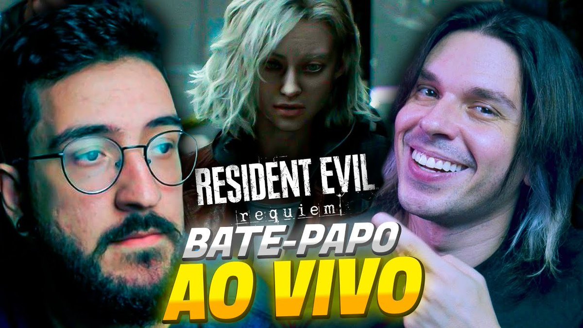 LEMBRANDO GALERA, HOJE VAMOS TER UMA LIVE CONVERSANDO COM O <a href="/oKakaVieira/">Kaká do Ataque Crítico</a> e <a href="/HadesPlays_/">Eduardo, the HadesPlays</a> SOBRE RESIDENT EVIL 9. HOJE, 18:00

#ResidentEvil #ResidentEvilRequiem #ResidentEvil9 #Capcom

youtube.com/watch?v=ITb19x…