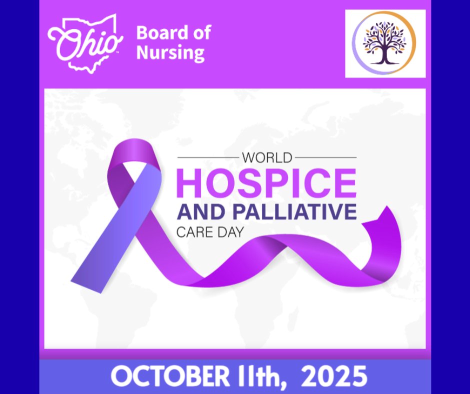 Compassion is a cornerstone of public health. Today, on World Hospice and Palliative Care Day, we honor the dedicated Ohio nurses providing compassionate care in hospice and palliative settings. Your work makes a lasting difference. #CompassionateCare