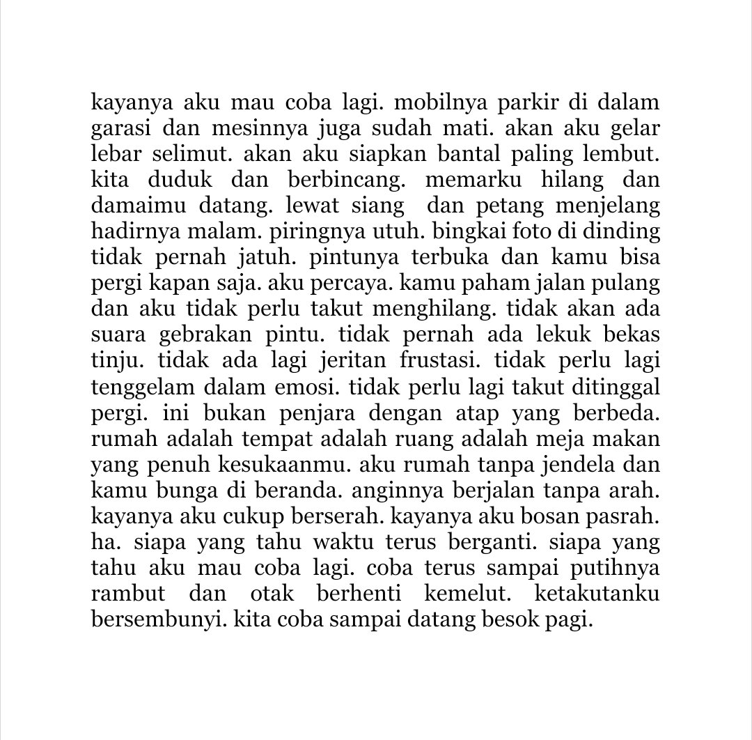 makanya..., there's a place for us here