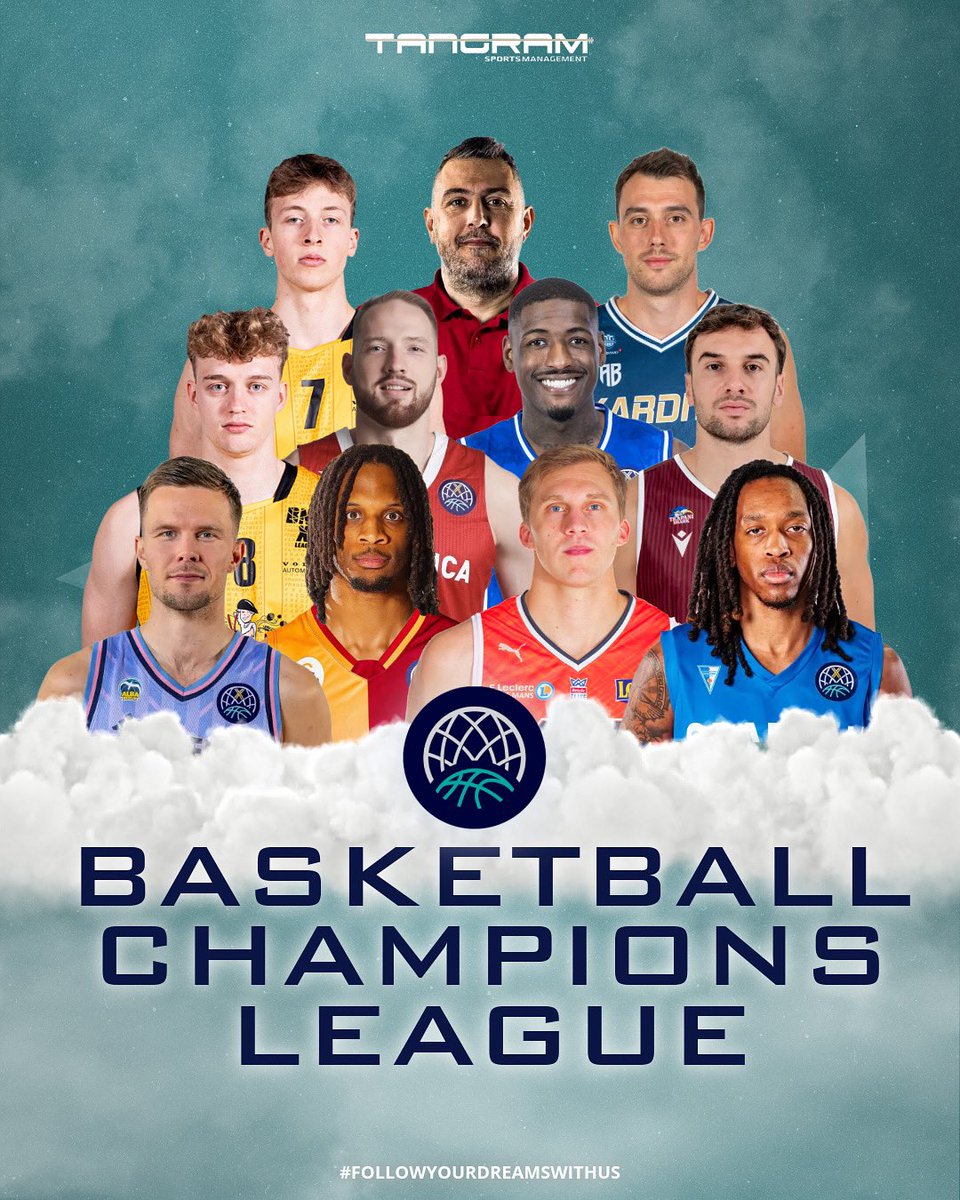 Good luck to our guys starting their <a href="/BasketballCL/">Basketball Champions League</a> season ! 🚀💪🏽

#TangramSports
#FollowYourDreamsWithUs