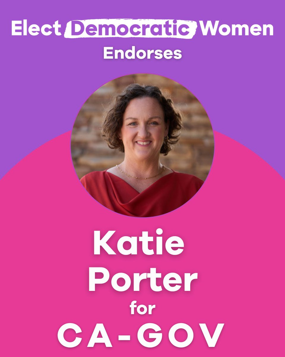 We’re thrilled to endorse <a href="/katieporteroc/">Katie Porter</a> for Governor of California!

Katie has always fought for what matters — affordable health care, economic fairness, and accountability in government. We’ve seen her leadership firsthand, and we know she’ll serve California with strength and
