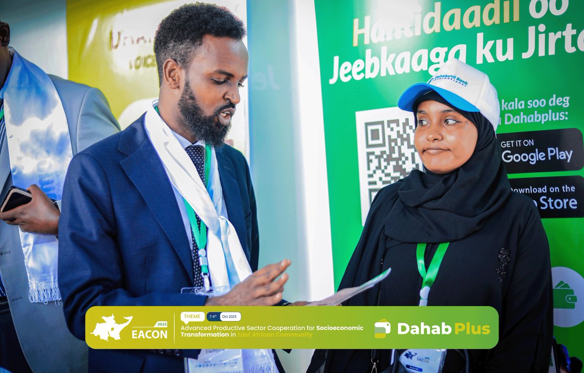 DahabPlusApp's tweet image. 𝐃𝐚𝐡𝐚𝐛𝐬𝐡𝐢𝐢𝐥 𝐆𝐫𝐨𝐮𝐩 𝐮𝐧𝐝𝐞𝐫𝐬𝐜𝐨𝐫𝐞𝐬 𝐫𝐞𝐠𝐢𝐨𝐧𝐚𝐥 𝐞𝐜𝐨𝐧𝐨𝐦𝐢𝐜 𝐜𝐨𝐨𝐩𝐞𝐫𝐚𝐭𝐢𝐨𝐧 𝐚𝐭 𝐄𝐀𝐂𝐎𝐍 𝟐𝟎𝟐𝟓

Dahabshiil Group, one of Africa’s leading financial institutions, reaffirmed its commitment to regional integration and digital transformation…