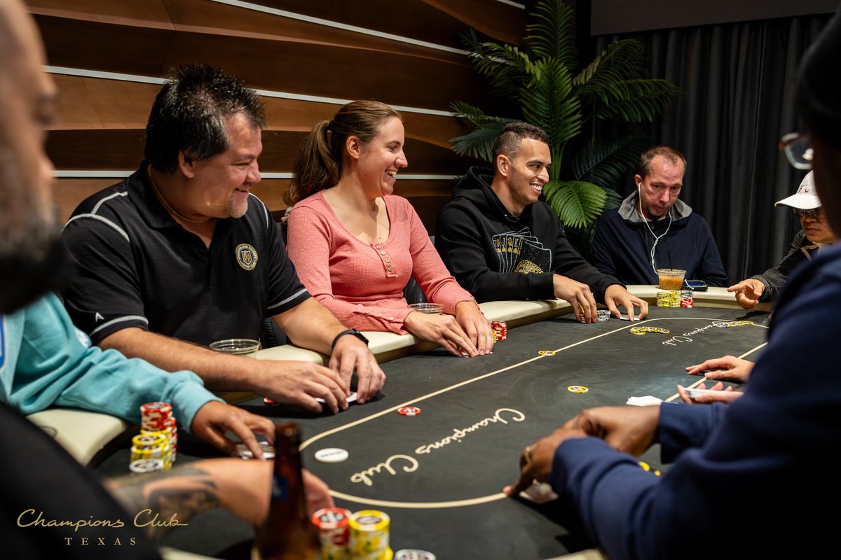 ChampionsClubTX's tweet photo. Day seven is bringing something for everyone!

Checkout today’s Lineup:
10 AM – 15K GTD Seniors NLH  
2 PM – 10K GTD Turbo NLH  
5 PM – H.O.R.S.E. 
7 PM – Nightly NLH

 Get in the game. Make your move. Be a Champion.

@8131_media /@austincurrington_ (IG)

#FallPokerOpen #ChampionsPokerClub #SeniorsNLH #HORSEPoker #TurboNLH #NightlyGrind #HoustonPoker #FPO2025
