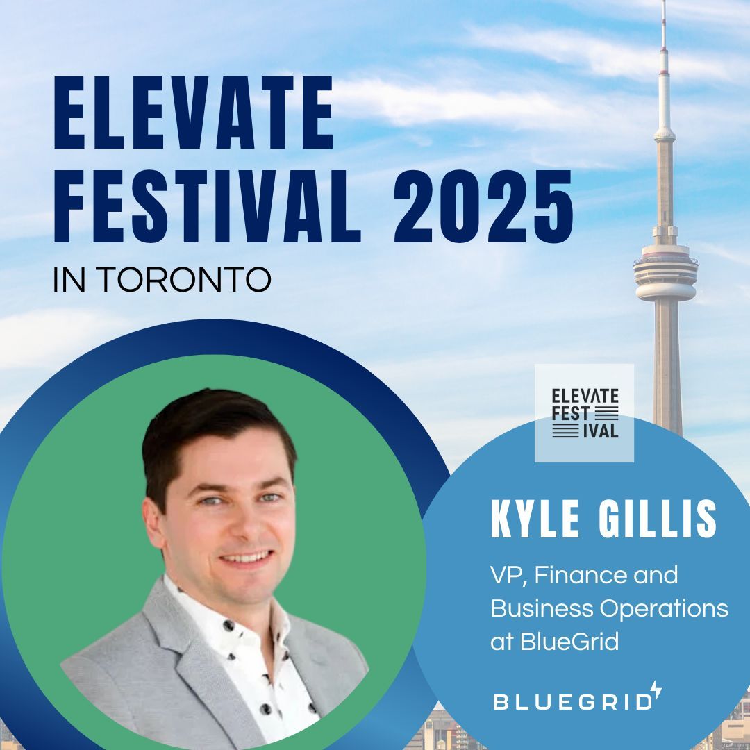 We’re excited to share that Kyle Gillis, MBA, CPA, VP Finance &amp; Business Ops at BlueGrid, will present at <a href="/ElevateTechCA/">Elevate</a> in Toronto — Canada’s top tech &amp; innovation event! Don’t miss Kyle’s pitch. elevatefestival.ca/festival-speak… 
#BlueGrid #CleanTech #MarineElectrification