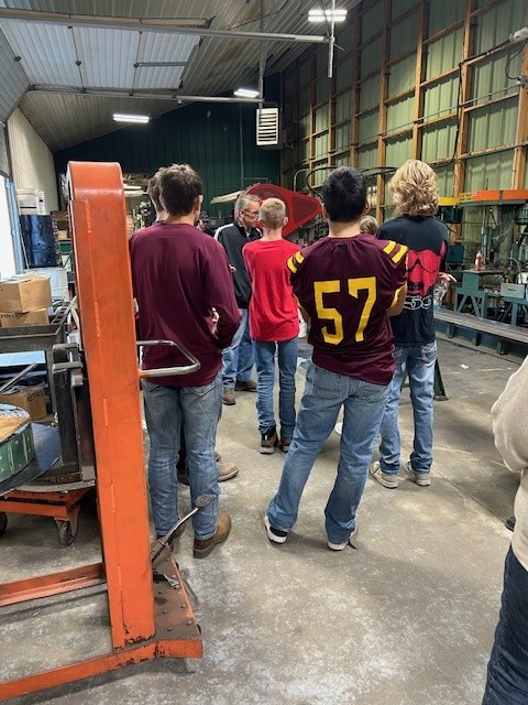 For Manufacturing Day, we welcomed students from area high schools for a behind-the-scenes look at advanced manufacturing. Students also had the opportunity talk with team members about engineering, machining, and other career paths in manufacturing.
