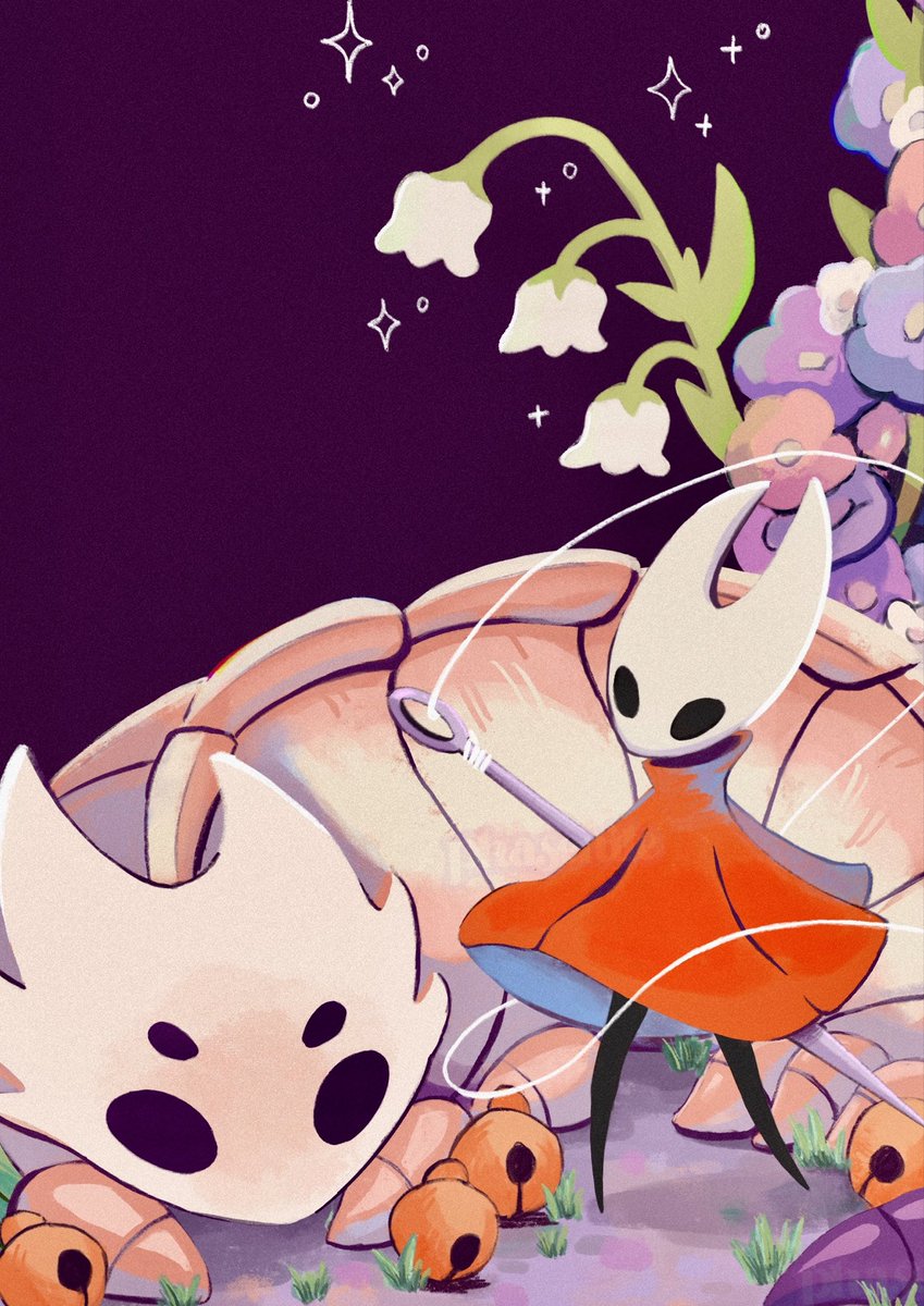 phasenite's tweet photo. Bells 🔔🪡

#silksongart #hollowknight #Hornet https://t.co/nZpKXyIv7Y