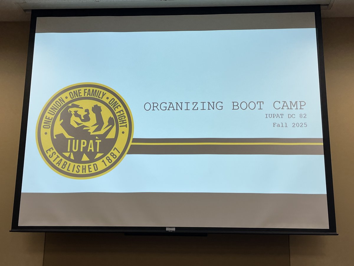 We had an outstanding class for our Organizer Bootcamp. Thank you to everyone who attended all or part of the long weekend. You were put in some uncomfortable, unfamiliar situations and persevered. Organizing new contractors and members is the hardest job within our Union.