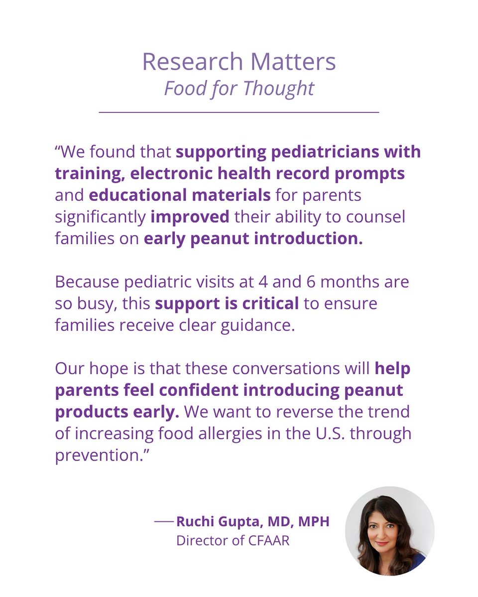 Center for Food Allergy and Asthma Research tweet media