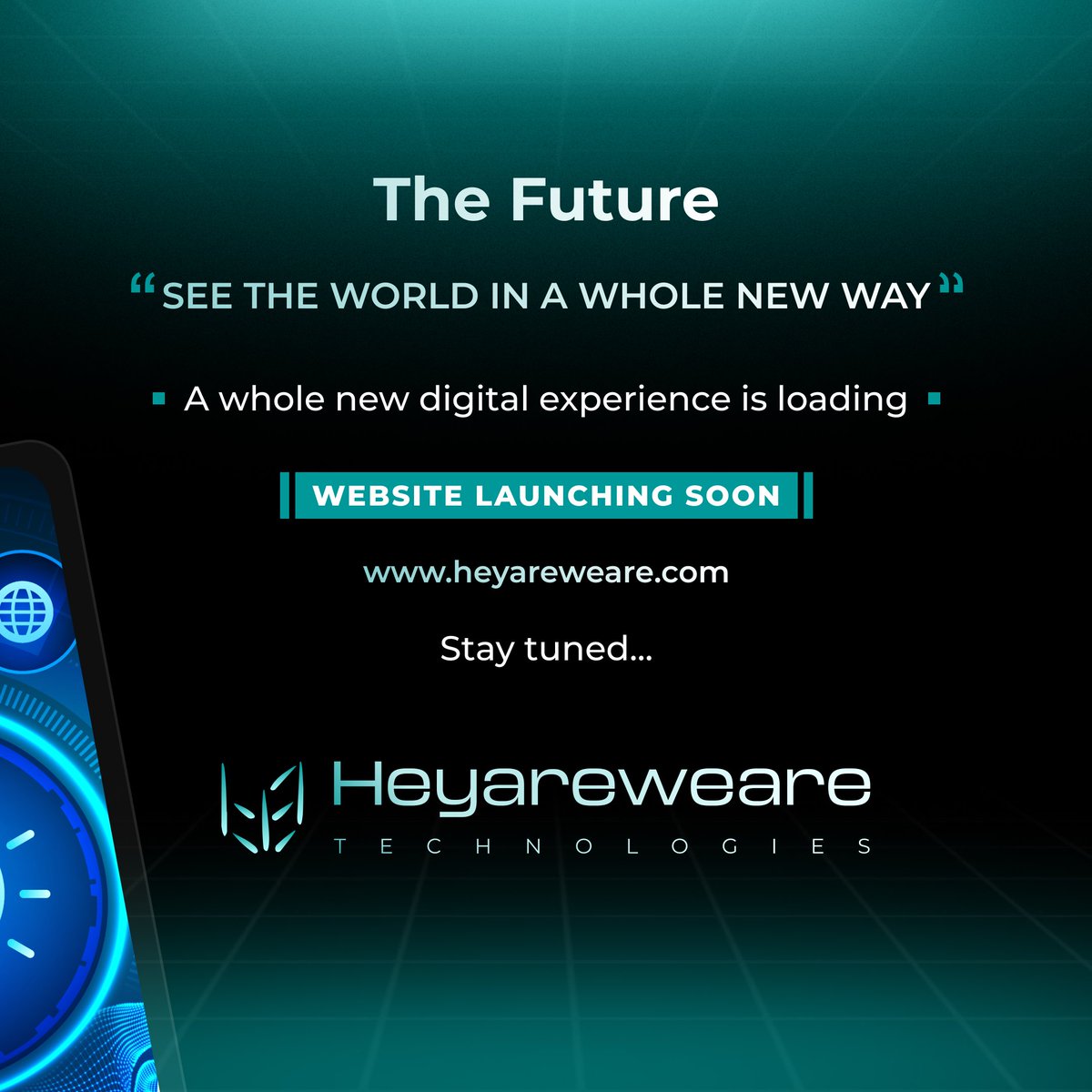 heyareweare's tweet photo. “𝗦𝗲𝗲 𝘁𝗵𝗲 𝘄𝗼𝗿𝗹𝗱 𝗶𝗻 𝗮 𝘄𝗵𝗼𝗹𝗲 𝗻𝗲𝘄 𝘄𝗮𝘆”

The evolution of Heyareweare Technologies begins.
A new identity for a new era.

#Heyareweare #Rebranding #AI #XR #ITsolutions https://t.co/pAYTqRqevW