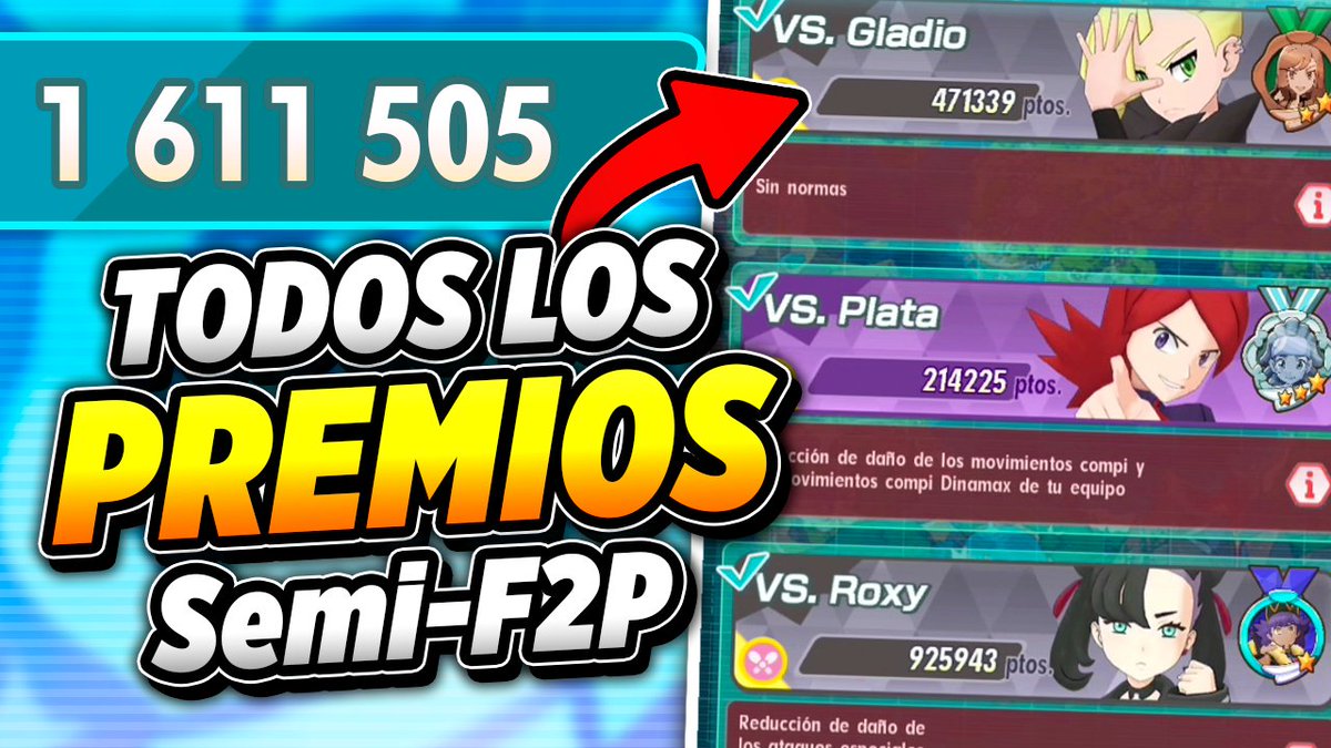 GhodyeMasters's tweet image. 1.61M sF2P 🥇 🟡 - ¡MARATÓN de DAÑOS! #15 - Pokemon Masters EX
youtu.be/TP9LUeAC9KE
¡Vamos gente con los puntillos del maratón con compis bastante asequibles! VAMOS!
#ポケマスEX #PokemonMastersEX #pokemonmasters