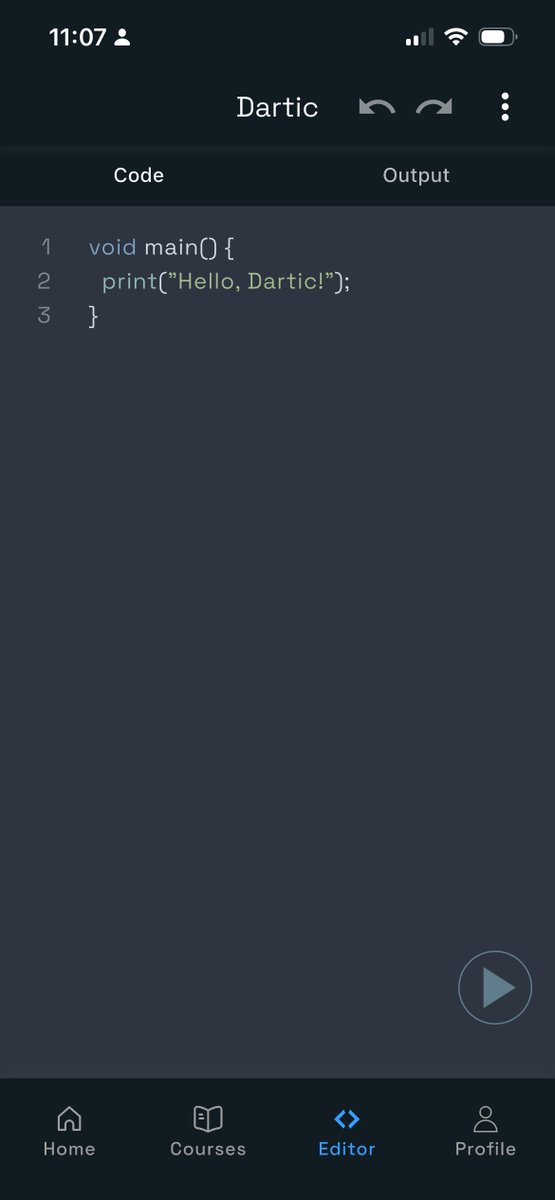 odinachidavid's tweet image. 🎉 Dartlane → Dartic
Cleaner. Bolder. Built for Dart devs.
Now includes DSA, quizzes, courses, videos, IDE, progress saving & social login.
📱 iOS: apps.apple.com/us/app/dartic/…
🤖 Android: play.google.com/store/apps/det…
#Dartic #Dart #Flutter