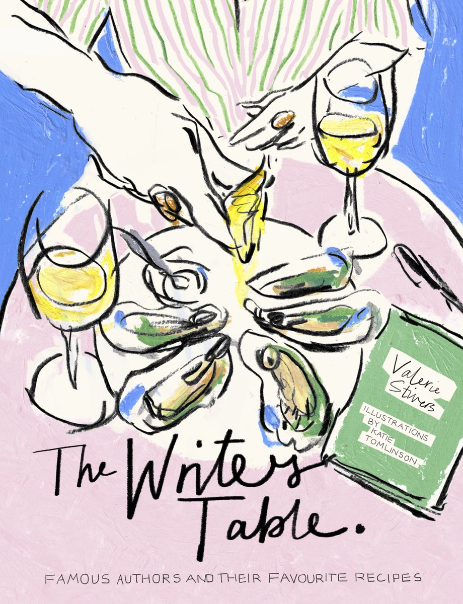 Today is the publication day for my book, The Writer's Table: Famous Authors &amp; their Favorite Recipes! <a href="/QuartoBooksUS/">Quarto Books US</a>