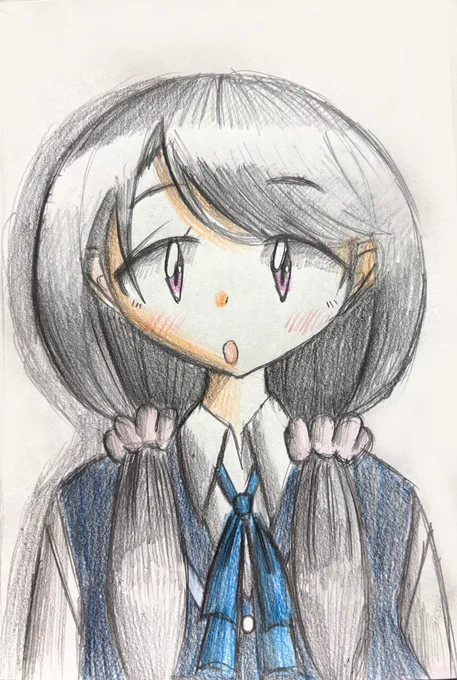 桜子ちゃん描いた! #mono #敷島桜子