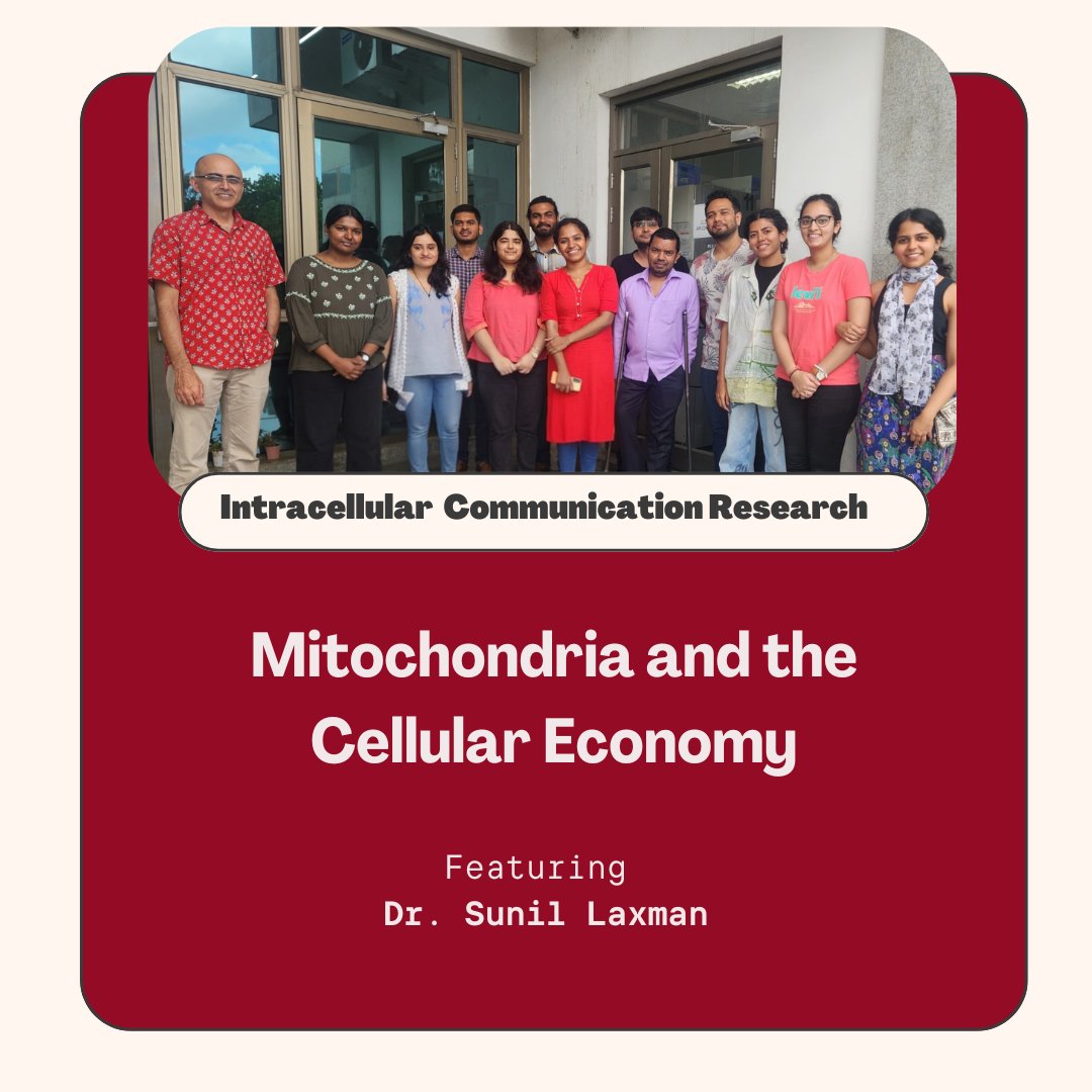 India_Alliance's tweet photo. This week on #IntracellularCommunication, we feature Dr. Sunil Laxman, Senior Fellow at @DBT_inStem! 

He explores how cells run like “economies” — balancing energy, nutrients, and signals. 

Read more here: https://t.co/0rWpe4JjN2 https://t.co/mheQSozneD