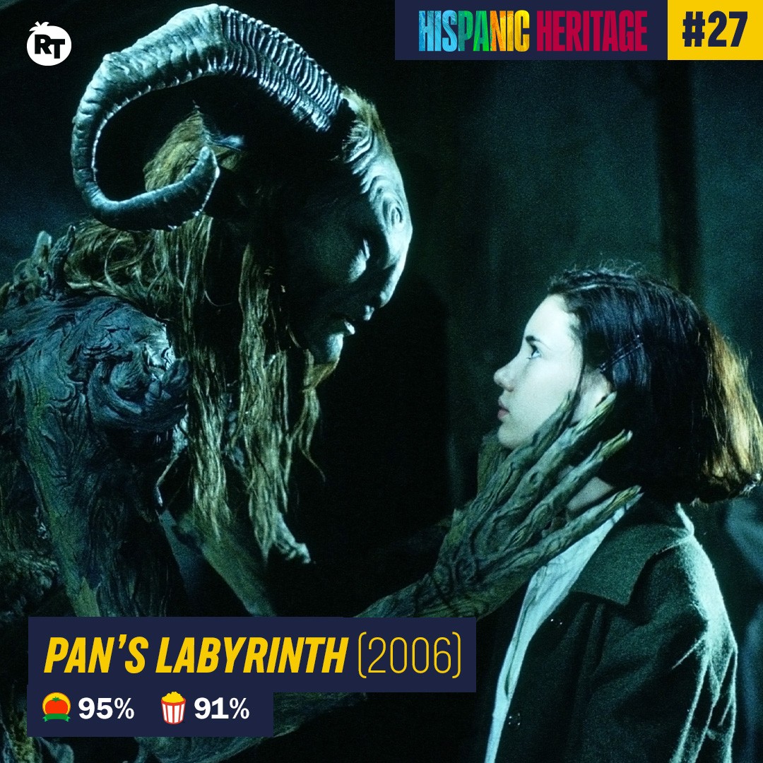 RottenTomatoes's tweet image. Guillermo del Toro's #PansLabyrinth is one of the most essential Spanish-Language movies to watch.

Click here to see the full list: editorial.rottentomatoes.com/guide/essentia…