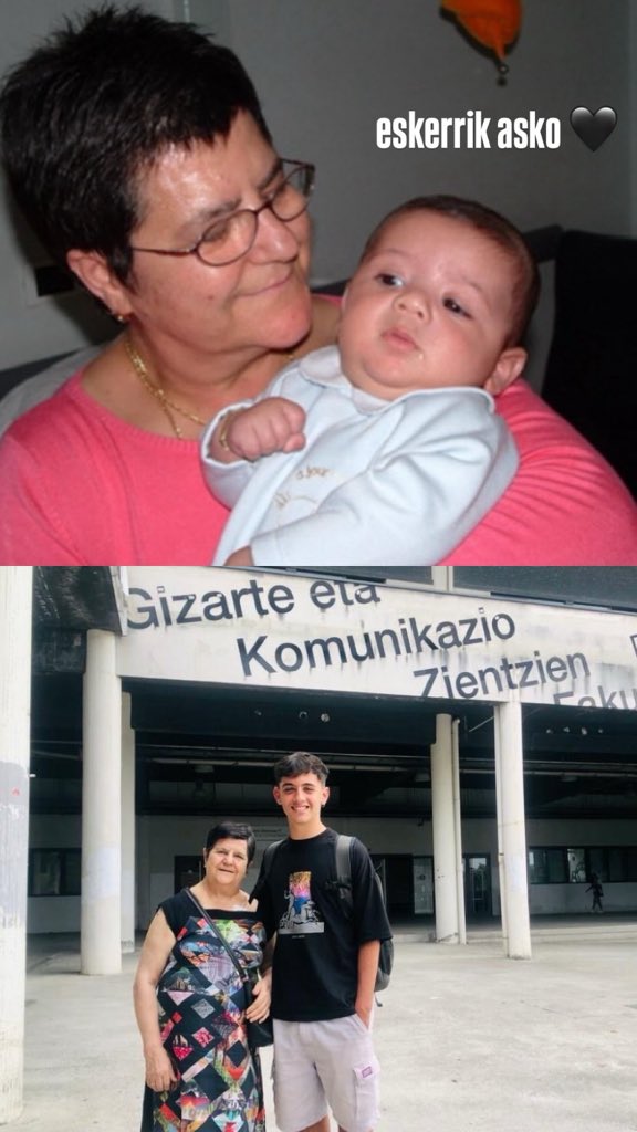 EnekoErraiz's tweet photo. Eskerrik asko Amona. https://t.co/k58t2syOTg
