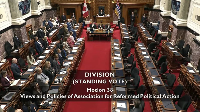 Last night, every single BC Conservative MLA fled the house to avoid taking a stance on ARPA's homophobic, anti-trans and anti-choice views.

If you can't even show up for the rights of British Columbians, why would they trust you to show up on anything else?