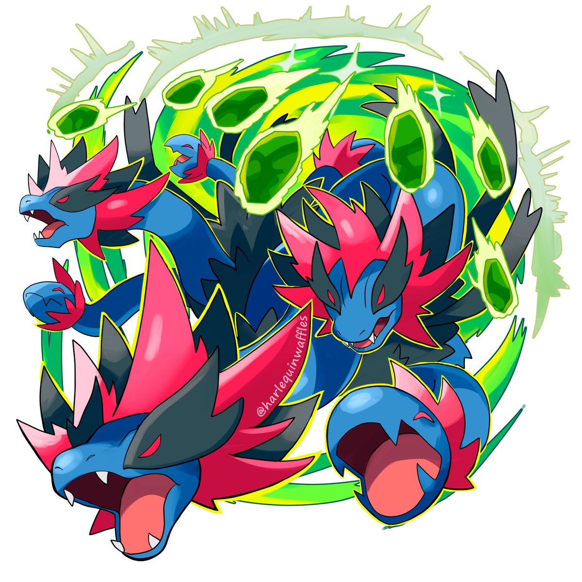 MEGA HYDREIGON - DRACO METEOR ☄️ #PokemonLegendsZA #Pokemon