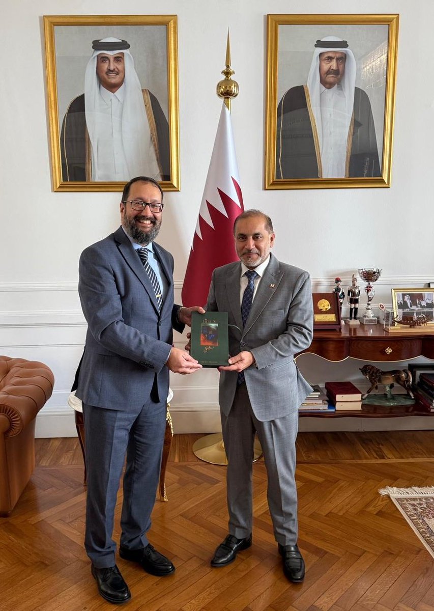 Paid a courtesy call on CG of Qatar  brother Abdullah bin Jassim Al Zeyara. Discussed matters of mutual interests and foundly recalled my stay in Doha and the hospitality extended by the Govt of Qatar. Agreed on working together for the betterment of our bilateral relations.