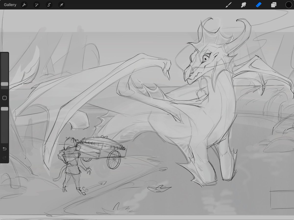 I *will* draw dragons with weird fish eyeballs. No one can stop me