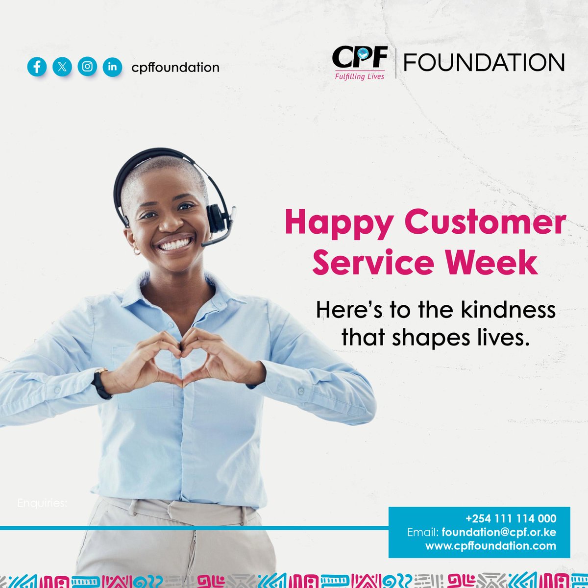 CPFFoundation's tweet photo. #CustomerServiceWeek2025 #TeamThankYou #DignifiedAging
#MissionPossible https://t.co/7Q3M9l74pY