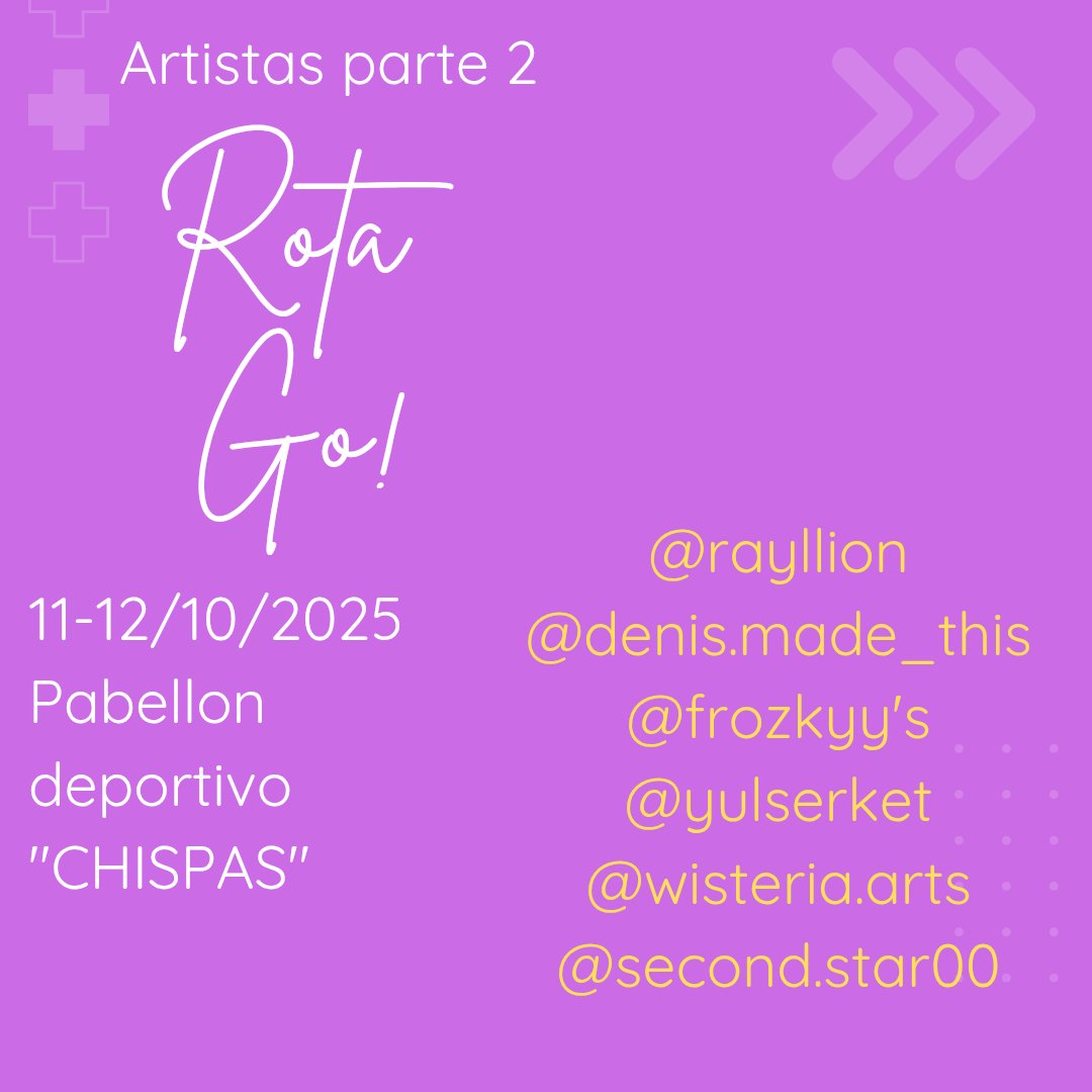 Y vamos con más artistas presentes este fin de semana en #rotago <a href="/Rayllion_/">Ray</a> @denis.made_this <a href="/froskyy/">nice</a>'s <a href="/YulSerket/">Yuls🦇</a> @wisteria.arts @second.star00