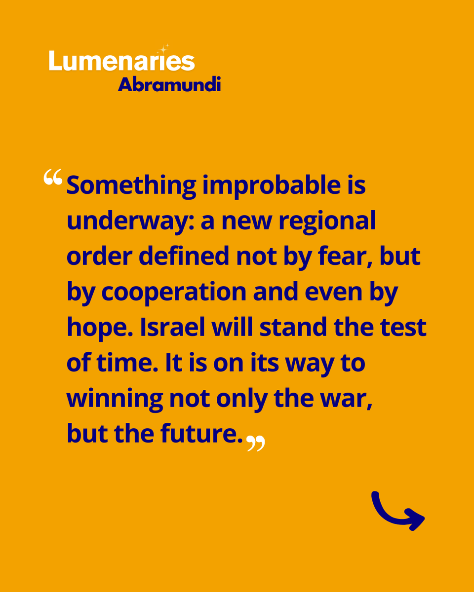 Abramundi_org's tweet photo. Two years after Hamas’s Oct 7 attack, the Middle East stands changed. Our op-ed by @hayvibouzo in collaboration with @MiddleEast_24 explores how.
Read the full article on #Lumenaries 👉🏻 https://t.co/X7o0WTfg8E
#October7 #Resilience #Peace #ME24 #Geopolitics #MENA https://t.co/xwc7L7EQne