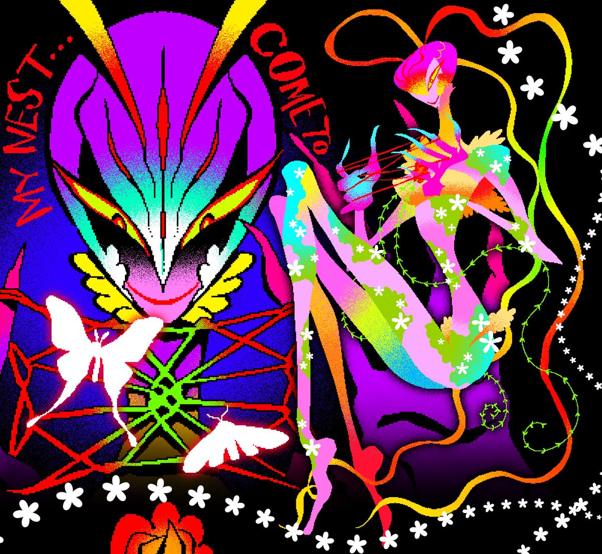 Flower mantis🌷
