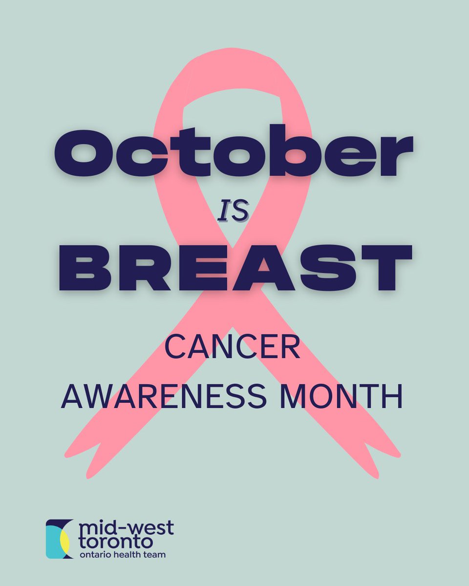 #BreastCancerAwarenessMonth is a time to empower yourself with knowledge and action. Schedule your mammogram today!

cancercareontario.ca/breast 

Based in Toronto and looking for more info? Email info.opendoor@accessalliance.ca

#BreastCancerAwarenessMonth #GetScreened