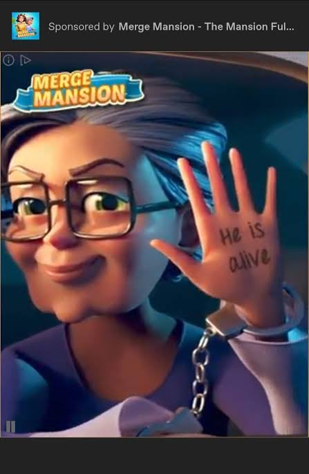 This looks like a merge mansion ad are we getting Grandma Ursula in the new smash game