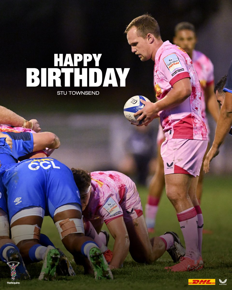 Harlequins's tweet image. The big 3️⃣0️⃣🎉

🎂 Happy Birthday, Stu!

#COYQ
