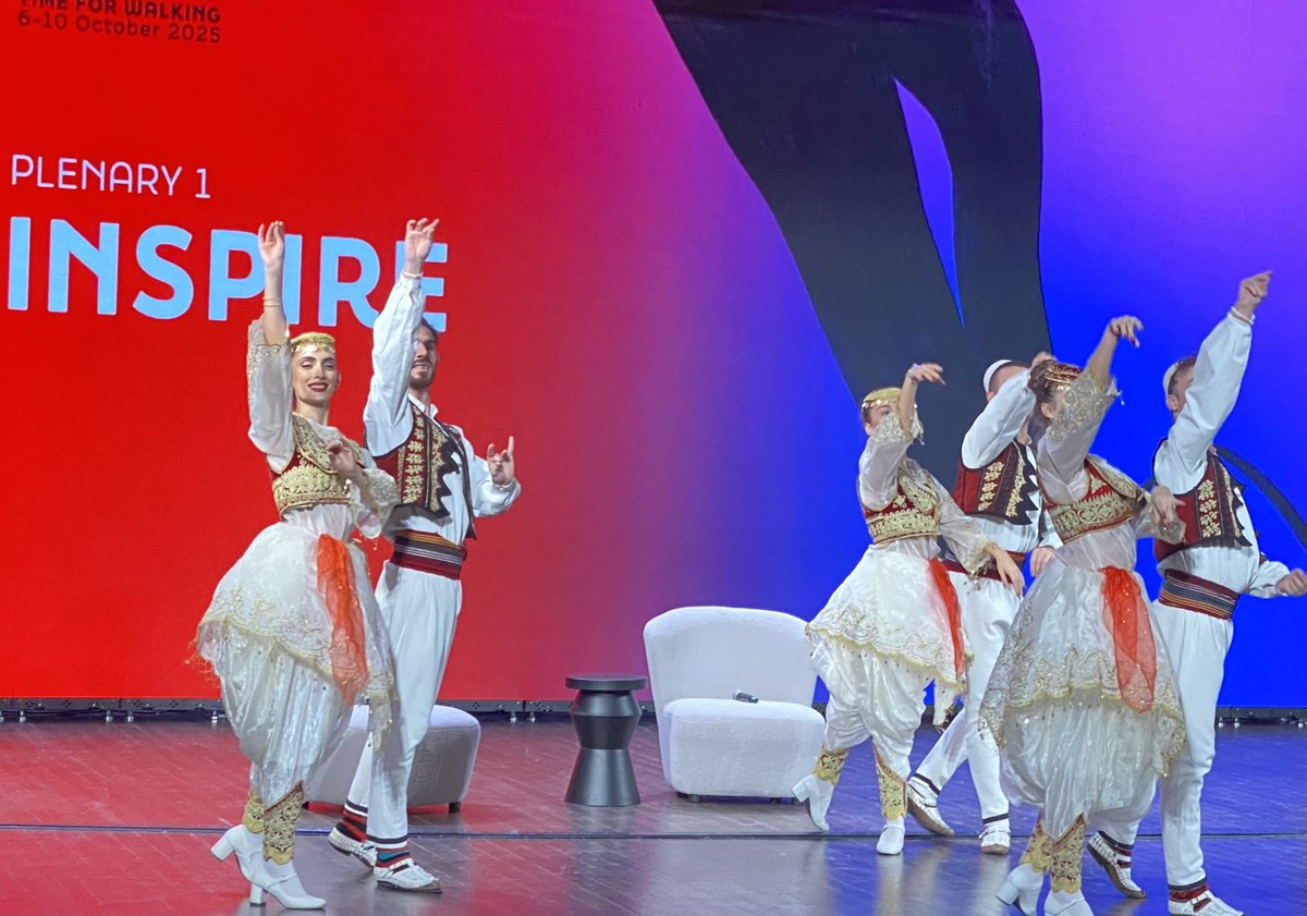 Walk21 Tirana! #walk21tirana Opening plenary! #walk21