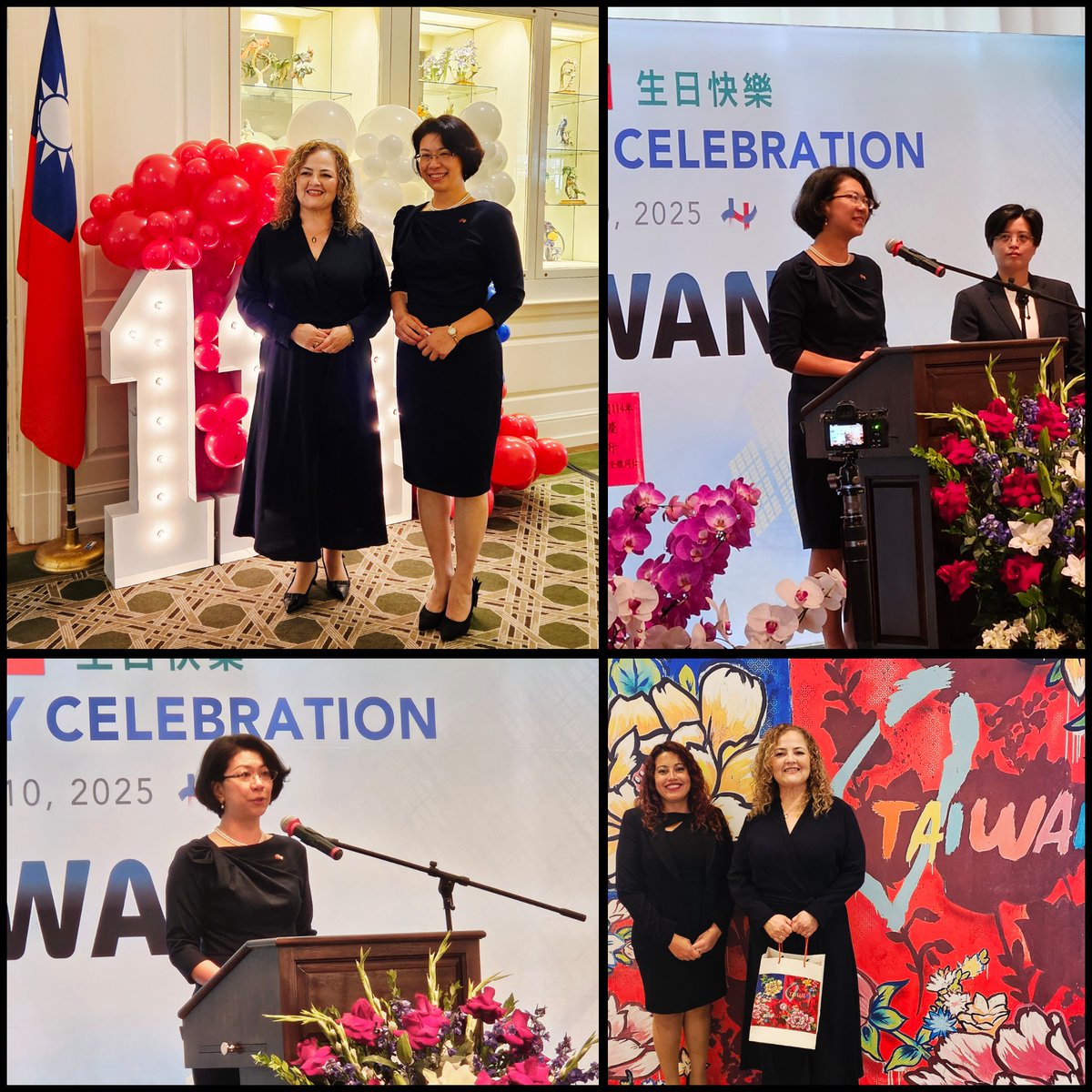 El <a href="/ConsGtHoustonTx/">ConsGTHoustonTx🇬🇹</a> participó en la conmemoración del Día Nacional de Taiwan 🇹🇼 

Expresando a Yvonne Hsiao, Directora de la Oficina de Economía y Cultura de Taiwan en Houston, Texas, sinceras felicitaciones por los 114 años de Independencia de la República de China (Taiwán).