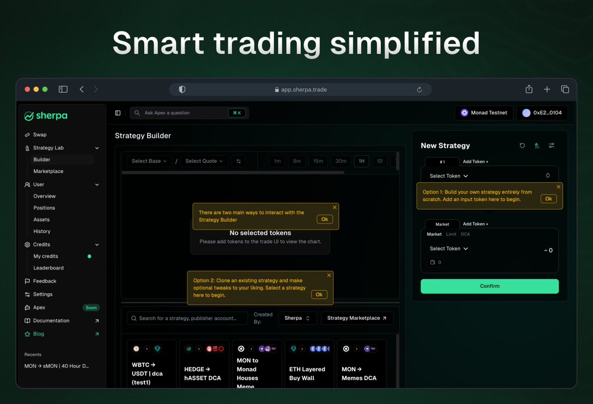 Introducing Walkthrough Tips in Sherpa!

An in-app guidance to help you trade smarter, not harder!
