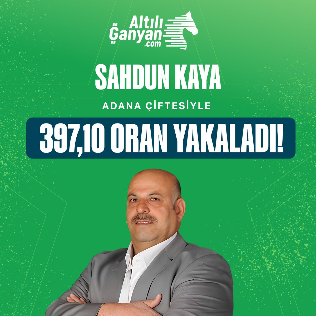 altiliganyancom's tweet photo. 🔥🔥🔥 YOK BÖYLE ORAN!! 🔥🔥🔥

✅ 397,10

👏🏻 @kondisyonerler, Adana 6. Çiftesiyle tam 397,10 oranla kazandırdı! ✅

🏇🏻 6 HADEHANIM
🏇🏻 10 ASTEKPORT

🔗 https://t.co/p7sZt19aRn