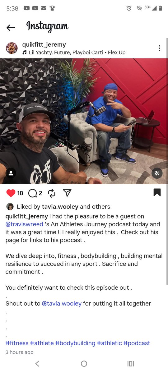 New episode is up on YouTube with Pro Trainer Jeremy Scott. Watch as we discuss many different topics of his success.
youtu.be/DIPMKmYuJNs
#YouTube #subscribe #viral #fypシ