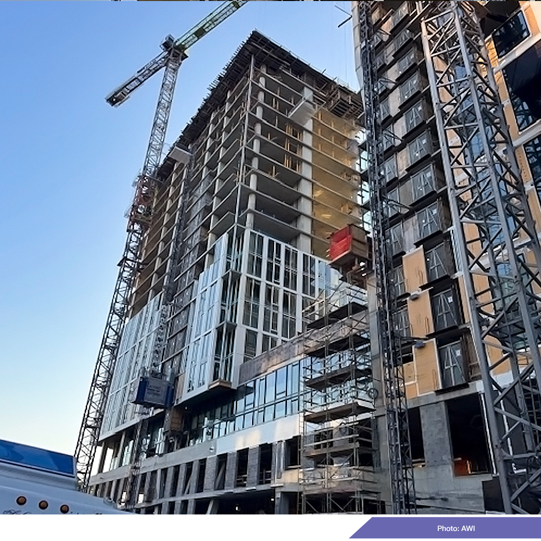 advancedwindow's tweet image. Looking back on 1901 N Moore Street as our AWI window installation teams were hard at  work on this  27-story, 442-unit luxury mixed-use development in Arlington, VA. Partners: Jefferson Apartment Group, Shalom Baranes Associates, @cbgbuildinco