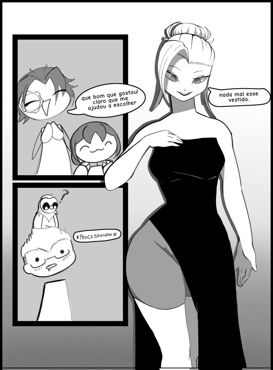 Testando fazer um estilo preto e branco,mangá, não sei para a comic